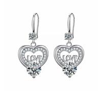 Pendientes de bailarina sólida cúbica, joyería de longitud media, pendientes de amor, pendientes con borlas, talla única, Cobre, Sin piedra preciosa