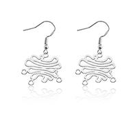 Pendientes de biología, regalo de biología, regalo para profesor de ciencia, joyería de biología, aretes de cuerpo Golgi, regalo de graduación, Acero inoxidable