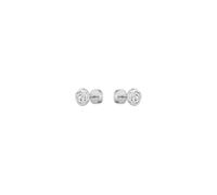 BOSS Pendientes de botón plateados con centro de cristal - StyleKASSY PRECIOUS, HB1580825 Tono plateado pcs.