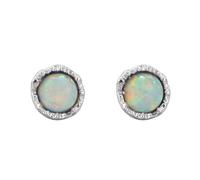 Pendientes de botón para mujer Pendientes minimalistas redondos con circonita Pendientes hipoalergénicos y ligeros para orejas sensibles Joyas de plata de ley S925 para el día a día Transparente