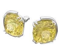 Swarovski Pendientes de Botón Harmonia para Mujer, Pendientes de Cristales Swarovski, con Baño de Rodio, Colección Harmonia de Swarovski