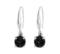 Pendientes de circonita de estilo popular de colores y versátiles, aretes de temperamento para mujer, aretes de borla para mujer, One Size, Metal