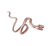 Pendientes de clip de serpiente europeos y geométricos para mujer, sin perforación, aretes de cartílago punk, aretes de serpiente para mujer, sin perforación, talla única, como se describe, como se