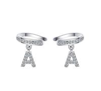 Pendientes de clip fáciles de usar, adecuados para uso diario y fiestas. Varios estilos que realzan el conjunto. Acentúan tu temperamento elegante. (Silver, 1.5cm)