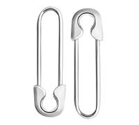 Pendientes de clip para mujer,Pendientes de imperdible - de aro colgantes minimalistas, de aro minimalistas con pasador de seguridad para mujeres y niñas, joyería colgante para ex