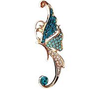 Pendientes de clip para oreja izquierda con pulsera de cristal para animales de moda-regalo maravigli