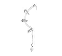 Pendientes De Colmillos Del Puños Oreja Ajustables Puños Envueltos Sobre Orugas Pendiente Decoración Fiesta Halloween Pendiente Puño Oreja No Perforado Para Mujer