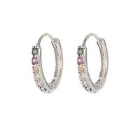 Pendientes de concha azul, diseño sencillo y delicado, adecuados para todas las ocasiones, talla única, Cobre, Sin piedra preciosa