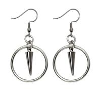 Pendientes de cono redondo únicos con colgante geométrico para mujer, aretes de moda para mujer, elegantes joyas de fiesta, aretes de moda con forma irregular