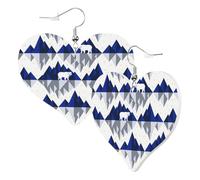 Pendientes de corazón para mujer a la moda, aretes colgantes de piel de oso polar iceberg, divertidos aretes sin níquel para fiesta de cumpleaños, accesorios de decoración