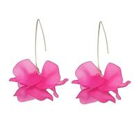 Pendientes de corazón rosa para bebés Pendientes rosas calientes para mujeres Amante Pendientes Pendientes rectangulares Pendientes colgantes Pendientes de borlas para mujeres Pendientes ligeros sin