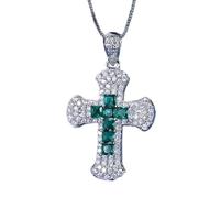 Pendientes de cruceta con Perlas emeraldes rubíes Esmeraldas joyería de Piedras gemológicas Regalo para Mujeres tamaño Principal:3 * 3.0mm Peso aproximado:7.2g ocasión:diversión, Boda, Cena Ligera,