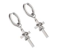 Pendientes de cruz de diseños únicos, estilo punk, estético, moderno, para personas de moda, aretes punk