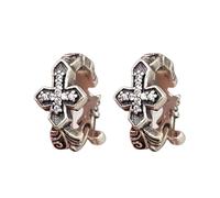 Pendientes de cruz para hombre, estilo punk vintage, joyería portátil, diseños de aleación, aretes individuales para trajes mixtos, estilos punk, joyería de oreja para hombre, Medio, Metal, No.