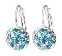 Pendientes de cuarzo rosa - Delicados pendientes de gema rosa, joyería de piedra hecha a mano | Elegante diseño de rosa para romántico, accesorio elegante para viajes, oficina, fiestas, bodas