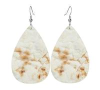 Pendientes de cuero de taco de tortilla de harina gigante para mujeres y niñas Pendientes colgantes estéticos lindos en forma de lágrima