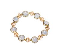 Pendientes de cuero para mujer, pulsera de cristal degradado, pulsera de esmalte de colores, para compañeros de clase y amigos, juego de aretes de tuerca, A, Metal, No es una piedra preciosa