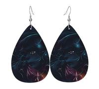 Pendientes de cuero The Girl In The Dream, accesorios para mujer, adecuados para el uso diario, viajes y viajes.