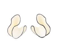 Pendientes de declaración de forma de nube única para mujeres de gran tamaño blanco negro acrílico pendientes de moda de joyería minimalista pendientes de moda para fiesta, boda