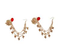 Pendientes De Diamantes De Imitación Para Bodas Pendientes Grandes Colgantes Joya Étnica Accesorios Novia Bohemia Bijoux Tradicional Indio