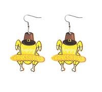 Pendientes de doble presión pendientes personalizados joyas mujeres pendientes pendientes pendientes para pendientes (A, talla única)