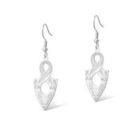 Pendientes de escarabajo egipcio, mitología antigua, colgante de ibis calvo del norte, símbolo del faraón, amuleto de poder, joyería para mujeres y hombres, One Size, Acero inoxidable, Sin piedra