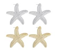 Pendientes De Estrella De Mar - Joyas De Vida Marina Personalizados - Regalos De Joyería