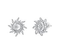 Pendientes de Estrella y Sol para Mujer de Plata de Ley 925 con Circonita Cúbica 3A, Joyería Regalos para Mujeres Hermanas Amigo