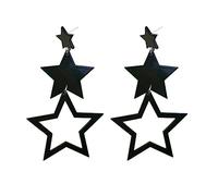 Pendientes De Estrellas Para Mujeres Color Neón Hollow Dangle Sparkle-Drop Joya Regalo Día Valentín Big Star Pendings Para Mujeres