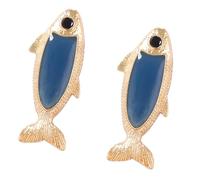 Pendientes de estudiante inspirados en el mar, delicados y finos, complementos de moda tradicionales para mujer, aretes vintage con temática de mar, One Size, como se describe, como se describe