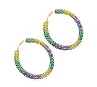 Pendientes de flecos de varios colores, ideales para carnavales, salidas nocturnas, cómodos aretes de flecos para festivales, One Size, como se describe, como se describe