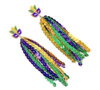 Pendientes de flecos, varios colores, ideales para carnavales, salidas nocturnas, joyas, accesorios para festivales de música, One Size, como se describe, como se describe