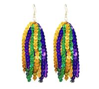 Pendientes de flecos, varios colores, ideales para carnavales, salidas nocturnas, joyas, accesorios para festivales de música, One Size, como se describe, como se describe