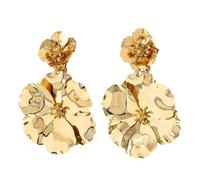 Pendientes De Flores Colores Pendiente Colgante Geométrico Joyería Oreja Multifuncional Textura Hierro Para Diversas Ocasiones Joyería Oreja Colorida