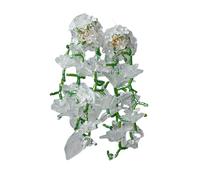 Pendientes de flores de acrílico exagerados Gotas para los oídos con forma de flores coloridas Adornos de de Joyas para uso diario Pendientes brillantes y vibrantes