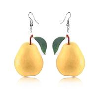 Pendientes de fruta de moda: diseños divertidos para la fashionista moderna. ¡Subraya tu personalidad con estos accesorios impresionantes! Kyw325, 6.5x3.1cm, Acrílico