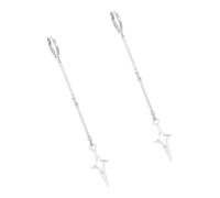 Pendientes De Gancho Aleación Estilos Góticos Accesorios Hebillas Orejas Para Remolino Para Los Entusiastas Punk Estilo Punk Joyería