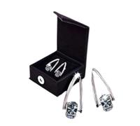 Pendientes de germanio MagneTherapy, Pendientes de drenaje linfático para bajar de peso, Pendientes de acupuntura, Joyería de pendientes de drenaje linfático (C)