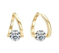 Pendientes de germanio MagneTherapy, pendientes magnéticos, joyas de acupuntura para drenaje linfático para mujer (A)