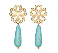 Pendientes de girasol a cielo abierto vintage | Joyería de mujer elegante de Bohemia | Accesorios de moda para desgaste diario, fiesta y fecha | Regalo para ella