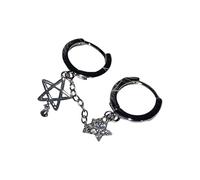 Pendientes de gota de estrella de moda para mujer, con hebillas de oreja, joyería multifuncional para cada ocasión, aretes colgantes para uso diario y fiesta