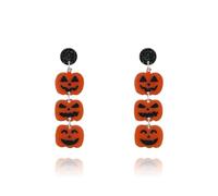 Pendientes de Halloween para mujer, aretes colgantes de acrílico para Halloween, gótico, fantasma, calabaza, murciélago, aretes divertidos de caramelo, accesorios temáticos de Halloween, Acrílico, Sin