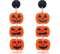 Pendientes de Halloween para Mujer, Pendiente de Tijeras Terroríficos, Pendientes Colgantes Halloween, Accesorios para Disfraces de Vampira y Bruja, Regalos de joyería Halloweens para Mujeres Niña (D)