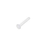 Pendientes de hélice para mujer, 1 pieza de aro de cristal para tragus, hélice, piercing de joyería con forma curvada, 2.0x11x5mm, Vidrio, Sin piedra preciosa