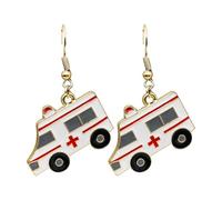 Pendientes de joyería 2023 para niñas, diseño de sombrero, regalo del día de San Valentín, 1 par de mini aros de escudo, 2.2cm, Acrílico
