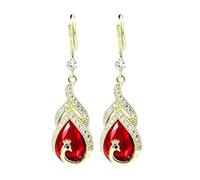 Pendientes De Lágrima Colgantes Joyería Vintage Con Destellos Brillantes