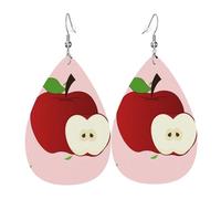 Pendientes de lágrima de frutas rojas de dibujos animados, aretes de gota ligeros adecuados para regalos de Navidad y día de San Valentín