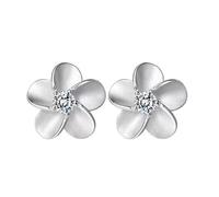 Pendientes de lazo grandes para la edición, minimalista, fresco y dulce, pendientes de flores galvanizados pendientes de calavera, talla única, Cobre, Sin piedra preciosa