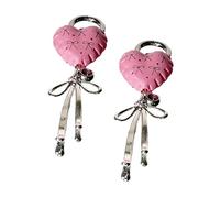 Pendientes de lazo para mujer, joyería de moda, accesorio de moda, regalo cómodo, accesorios de oreja, bonitos aretes curvados en forma de corazón