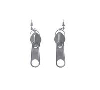Pendientes de lengüeta con dije de lata, accesorios punk de moda, accesorio de moda para uso diario, joyería de moda indie, One Size, como se describe, como se describe